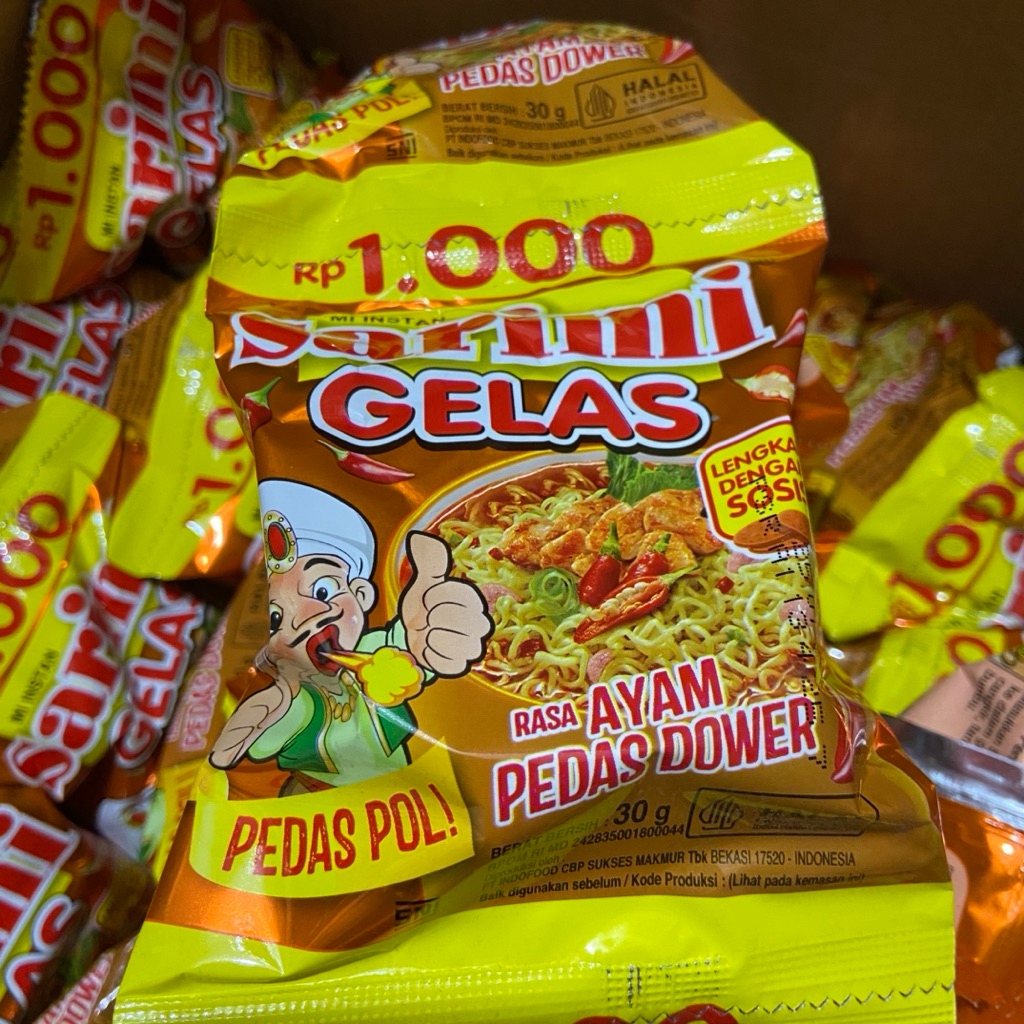 Jual Sarimi Gelas Rasa Ayam Dower 1 renceng | Shopee Indonesia