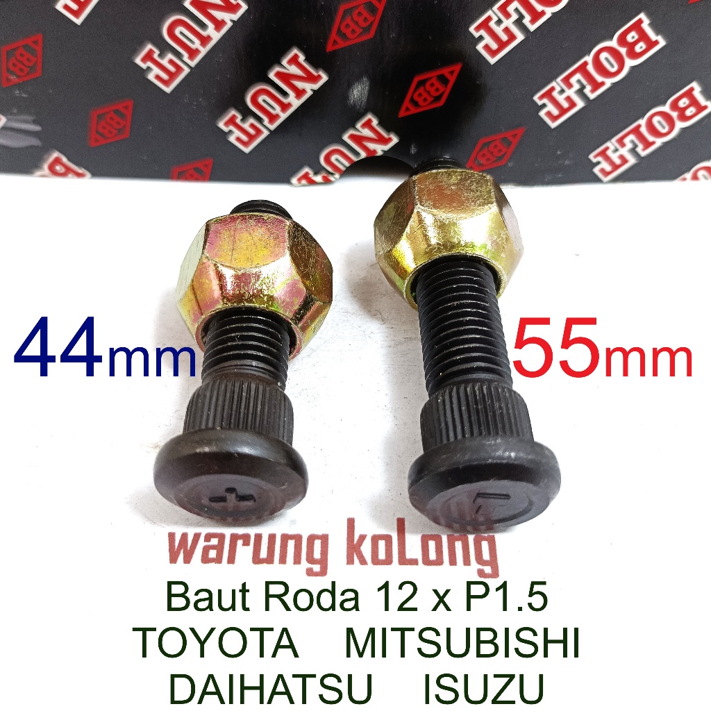 Jual BON japan Baut Roda TOYOTA Kijang Innova Avanza Xenia Rush Terios ...