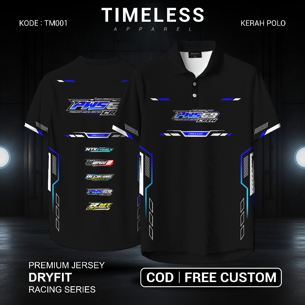 Jual JERSEY KAOS RACING CUSTOM - DRYFIT PREMIUM BISA REQUEST NAMA ...