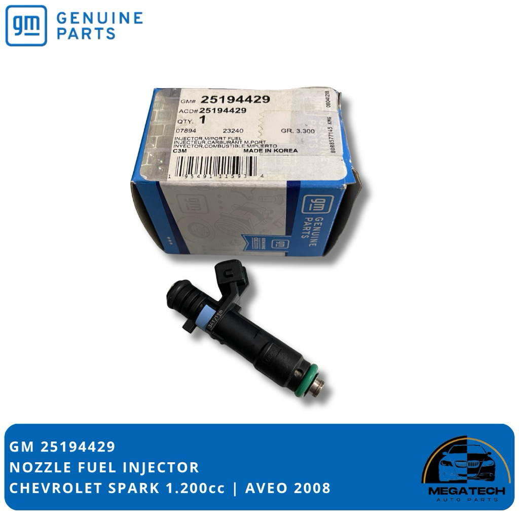 Jual NOZZLE FUEL INJECTOR CHEVROLET SPARK 1.200cc | AVEO 2008 ORIGINAL ...