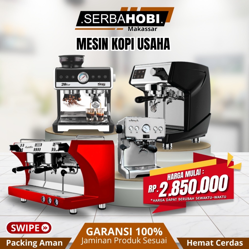 Jual Mesin Kopi Untuk Usaha Kedai Cafe Warkop Coffee Shop / Mesin Kopi