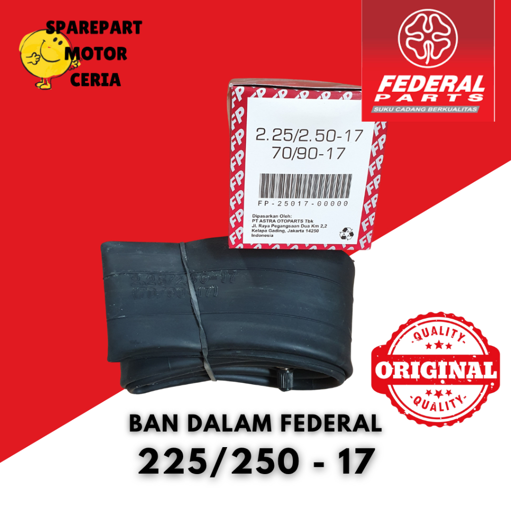 Jual BAN DALAM FEDERAL FP RING 17 | FEDERAL FP TUBE R17 | FP 225/250-17 ...