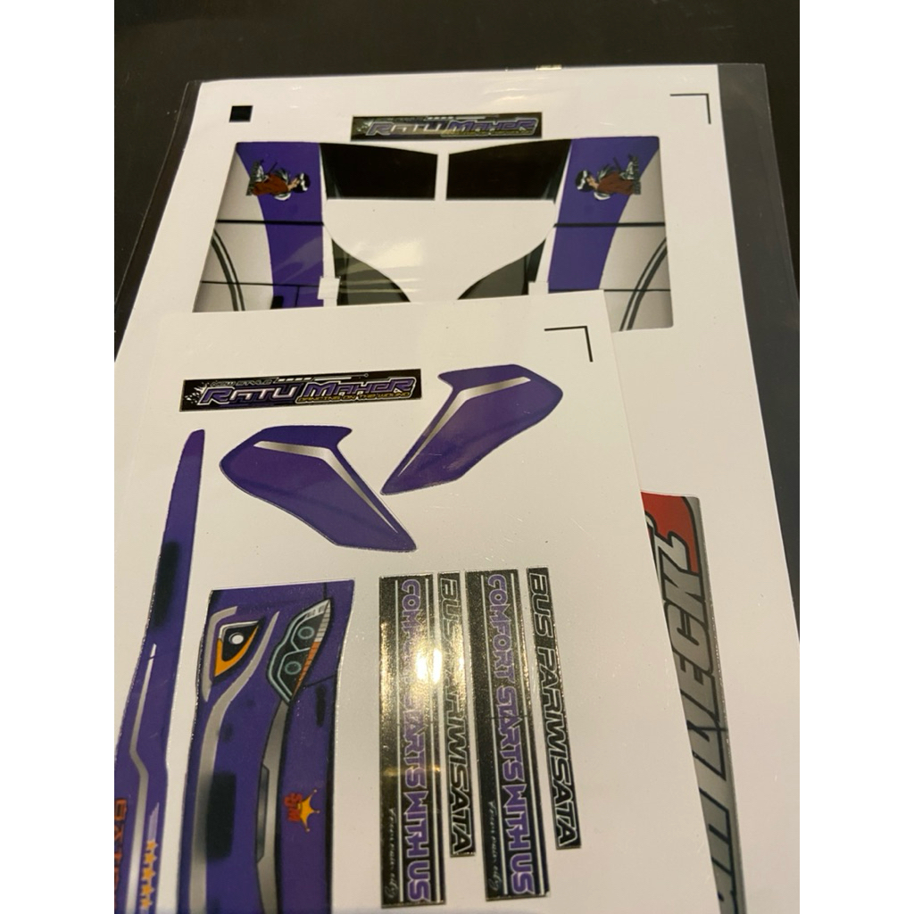 Jual Livery Ratu Maher Full Body Miniatur Bus RKC Mama Ben | Shopee ...