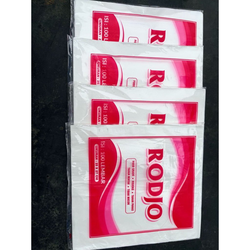 Jual MG PAPER RODJO// KERTAS NASI KFC// KERTAS BUNGKUS NASI// KERTAS ...