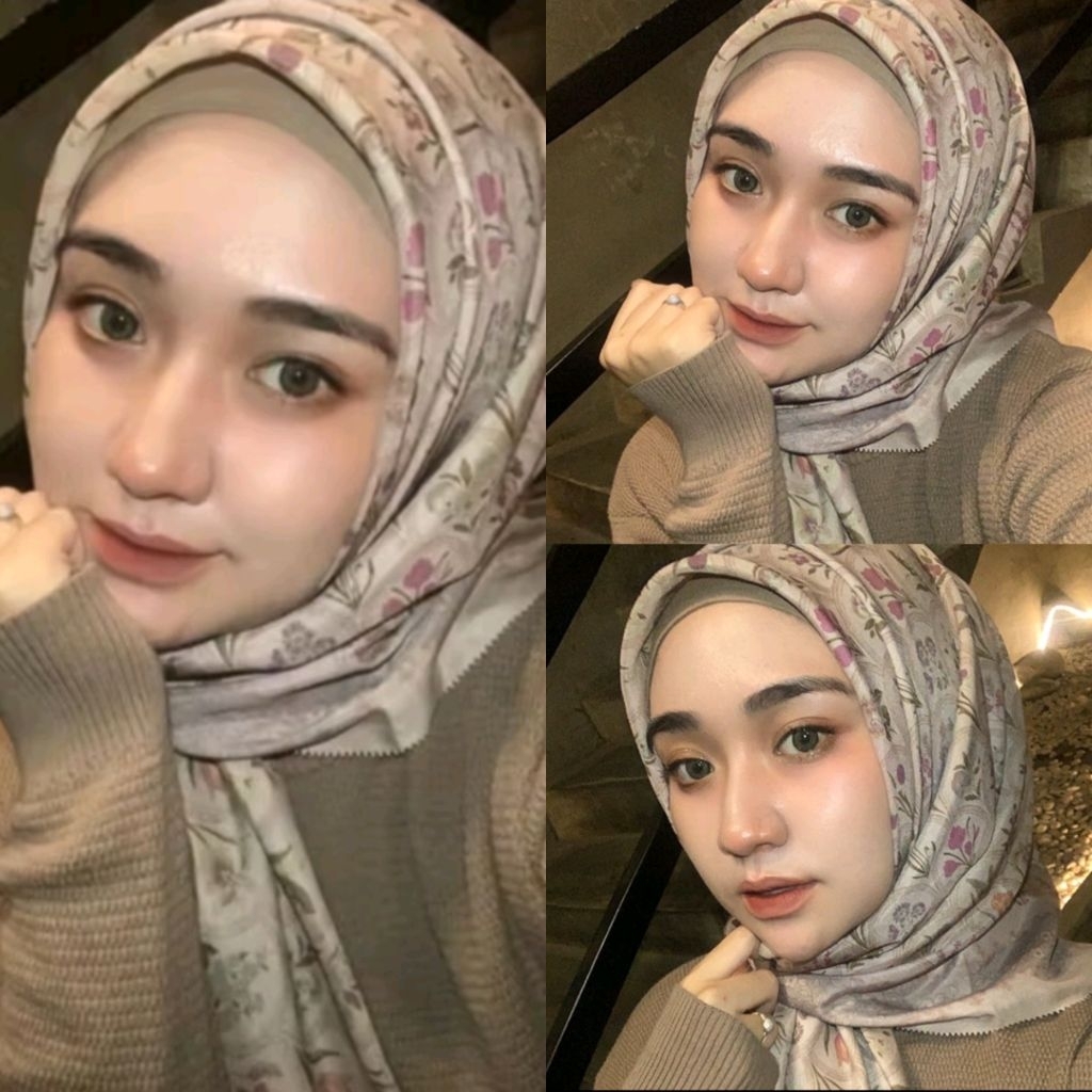 Hijab Denay Voal Motif Lasercut