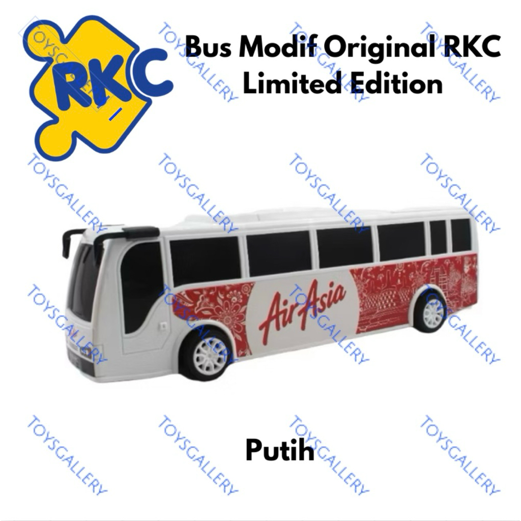 Jual Mainan kendaraan Bus polisi Bus transjakarta Friction RKC 2041-1/4 ...