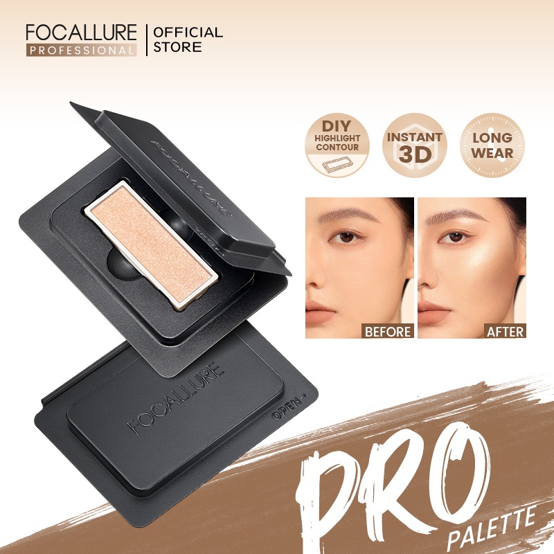Jual FOCALLURE 3D Highlight Contouring Fine Powder Bronzer Professional ...