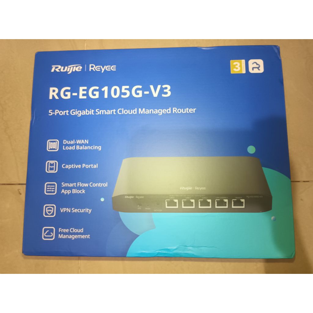 Jual Ruijie RG EG105G V3 + Poe Gigabit Load Balance managed Router ...