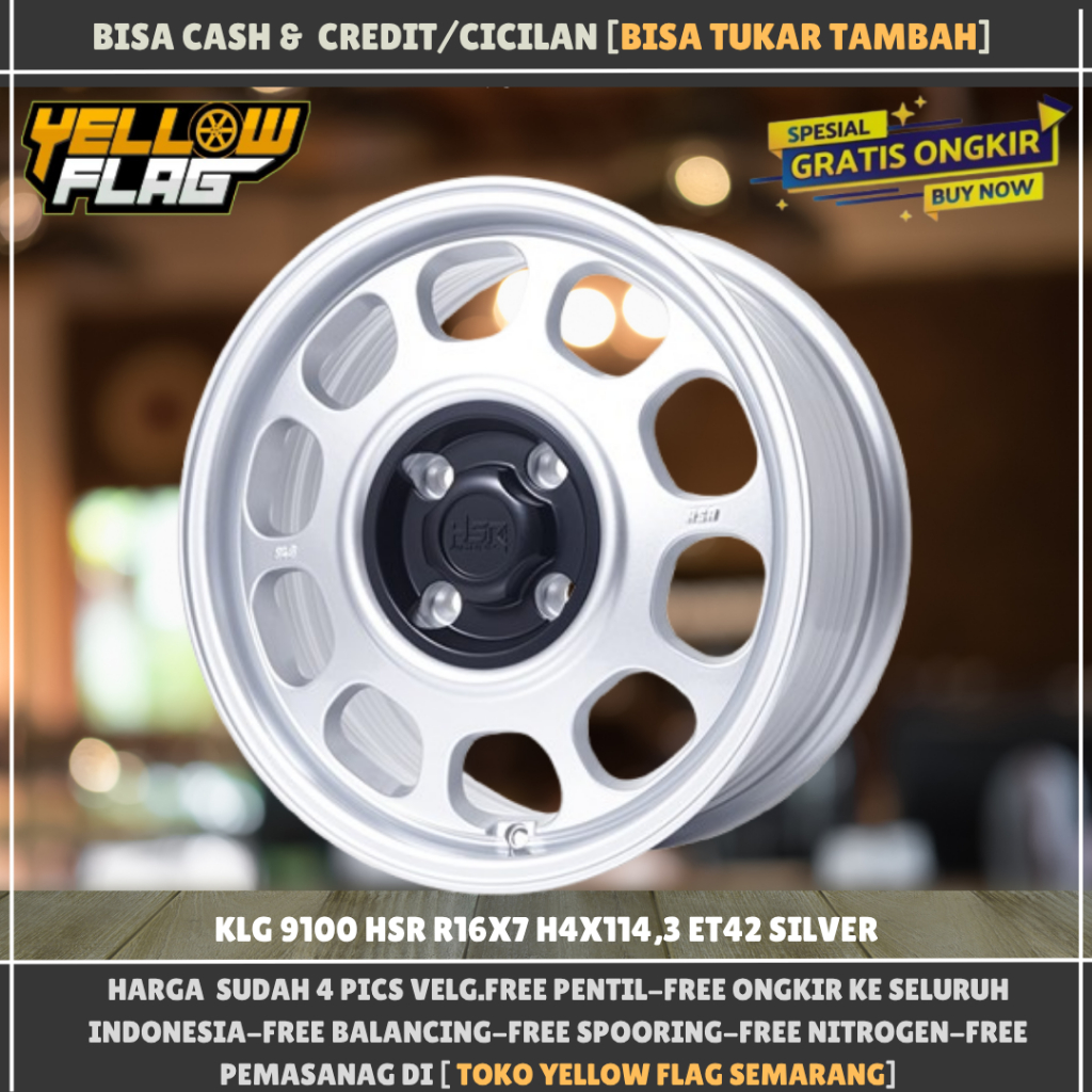 Jual Velg clasic ring 16 hsr klg lubang baud 4x114,3 et42 lebar 7 ...