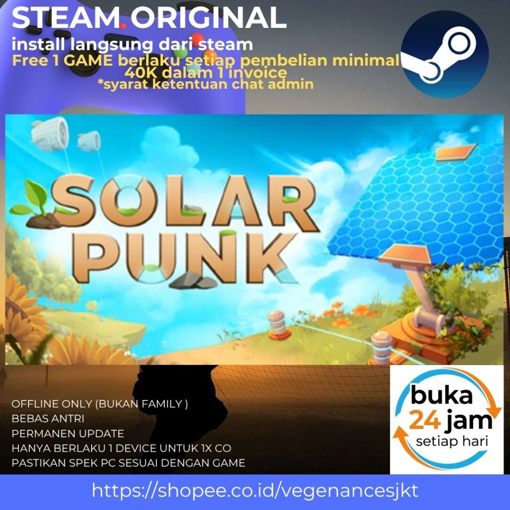 Jual Solarpunk PC Game Original + Latest Update | Shopee Indonesia