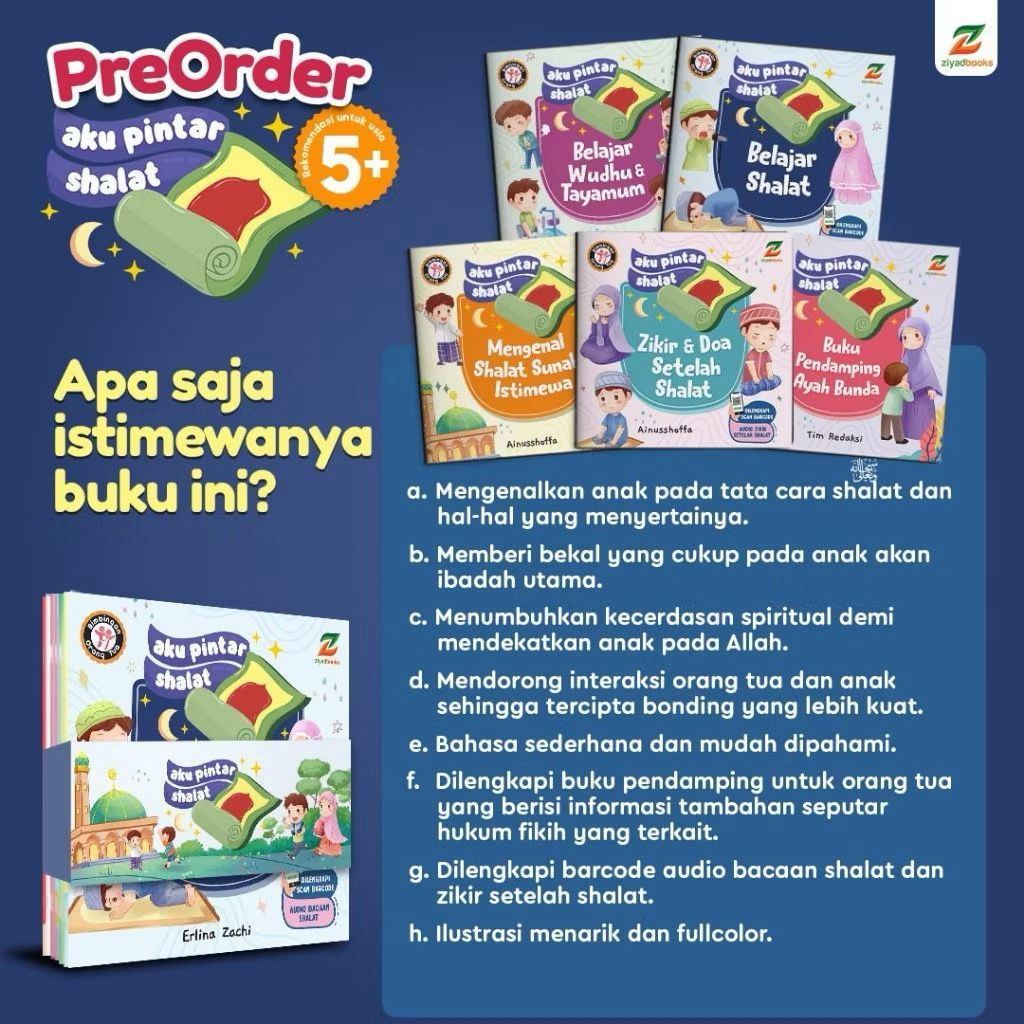 Jual Kaba Book - Buku Aku Pintar Solat Cerita Anak Islam 1 Paket 4 Buku ...