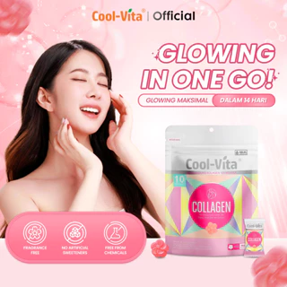 Coolvita Collagen Gummy atau DHA Gummy Kemasan Pouch | Gummy Kesehatan Ibu dan Anak | Kolagen untuk Menjaga Kesehatan Kulit dan Suplemen DHA Minyak Alga untuk Mata dan Perkembangan Otak - Original dan BPOM
