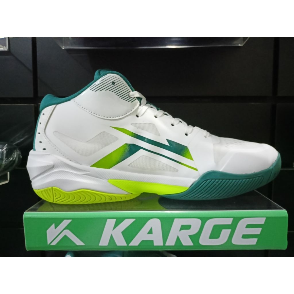Jual Karge Kintamani Mid/Sepatu Voli/Black Red/KKV012 | Shopee Indonesia