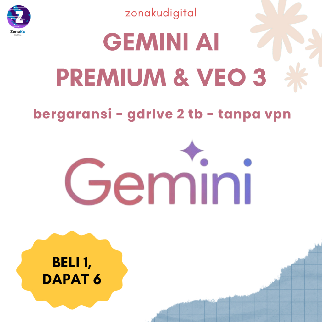Jual Gemini Ai Pro Veo 3 Proses Instan Premium Bukan Sharing Garansi ...
