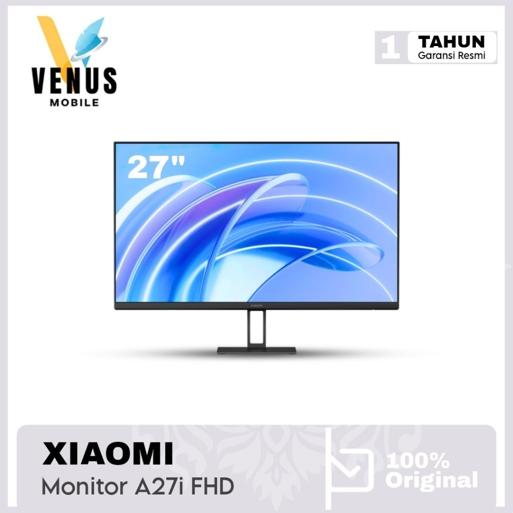 Jual Xiaomi Monitor A27i Layar IPS Mi 27 Inci, Kejernihan FHD 1080p ...