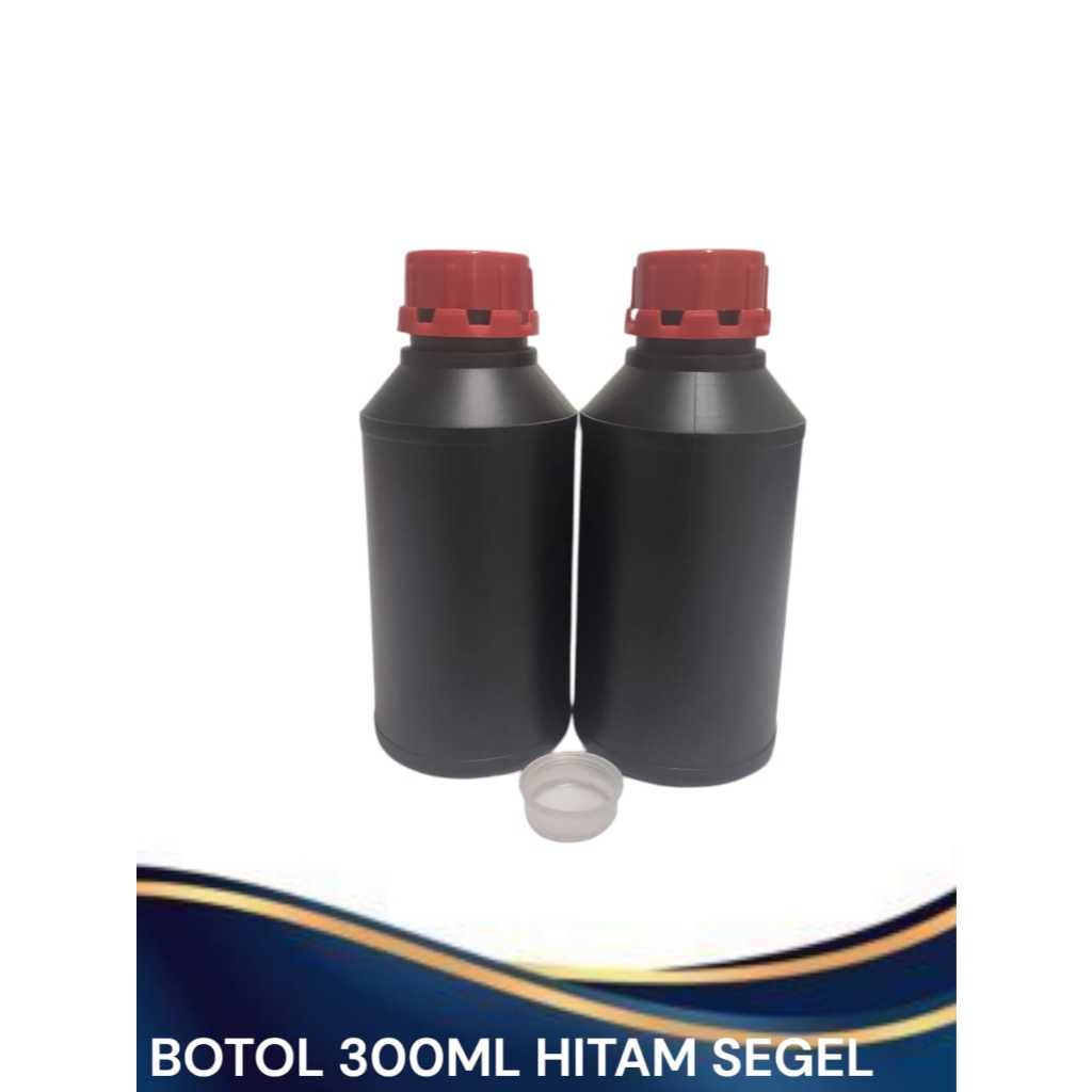 Jual botol minyak rem 300 ml hitam I botol 300ml hitam I botol ...