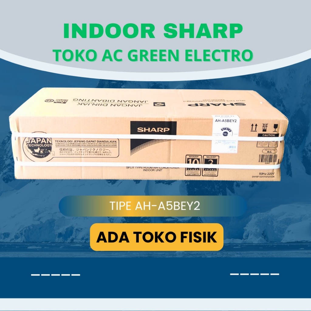 Jual kirim hari ini Indoor ac sharp Lokal 1/2 pk, 3/4 pk dan 1 pk ...