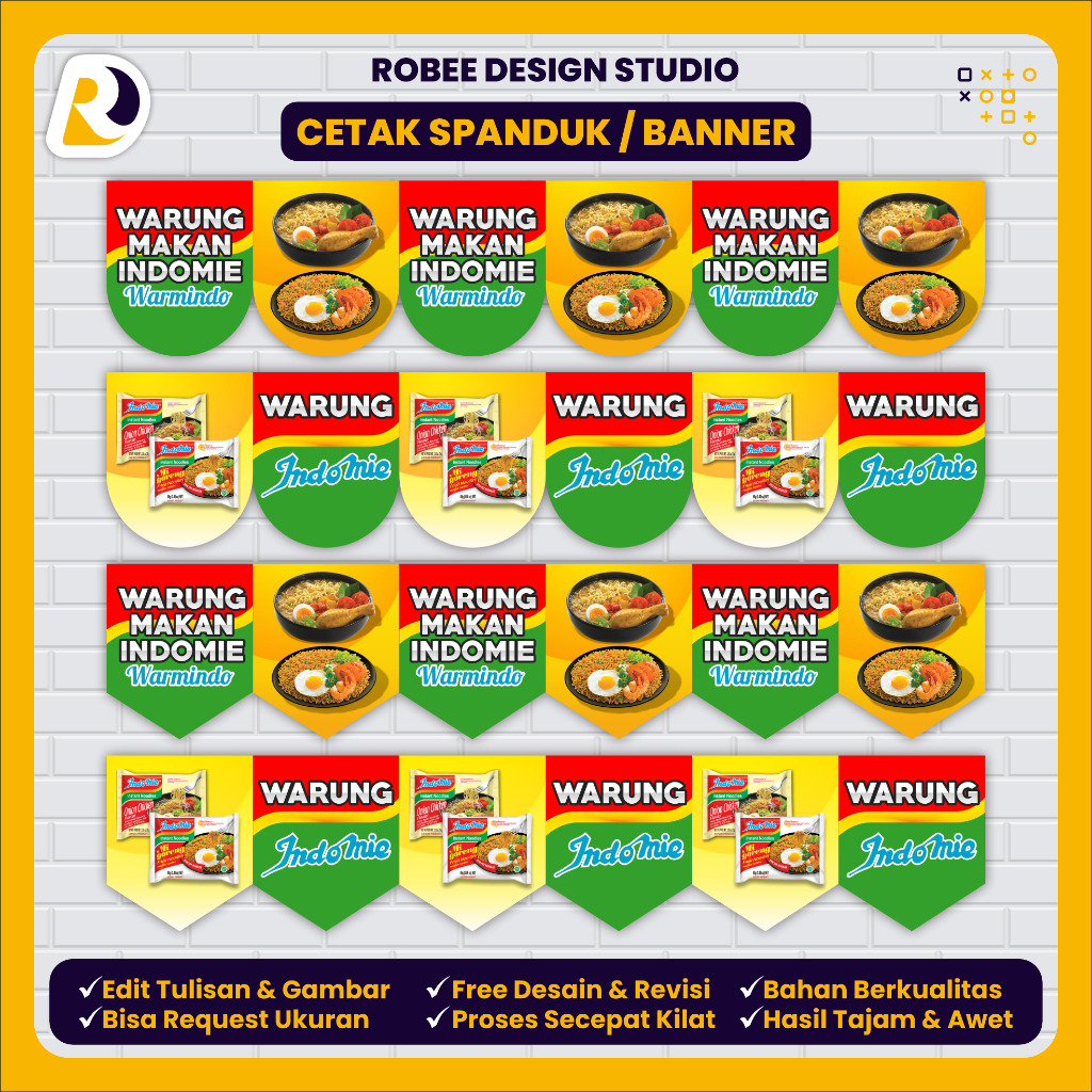 Jual Spanduk Banner Renda Hiasan Rumbai Warmindo Warung Indomie ...