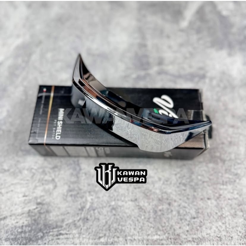 Jual Paket List headlamp minishield Chrome for Vespa Sprint new 2024 UP ...