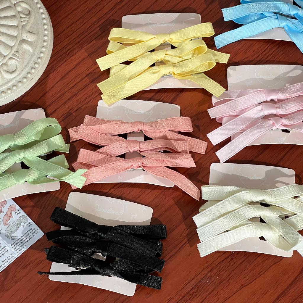Jual Jepit Pita Rambut TRISHA 3pcs/ Duckbill dengan Pita Spring Colors ...