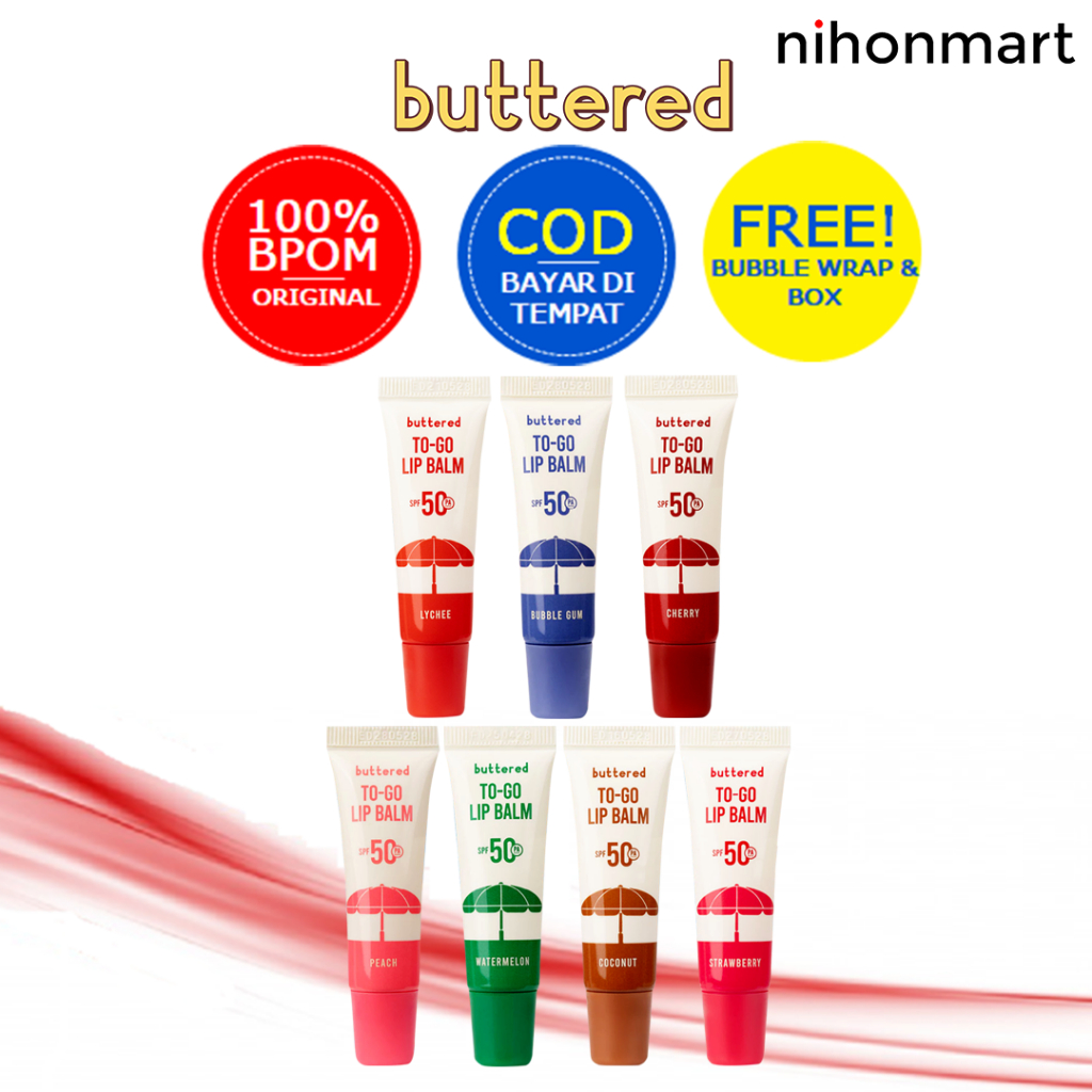 Jual Buttered To Go Lip Balm 8ml | Shopee Indonesia