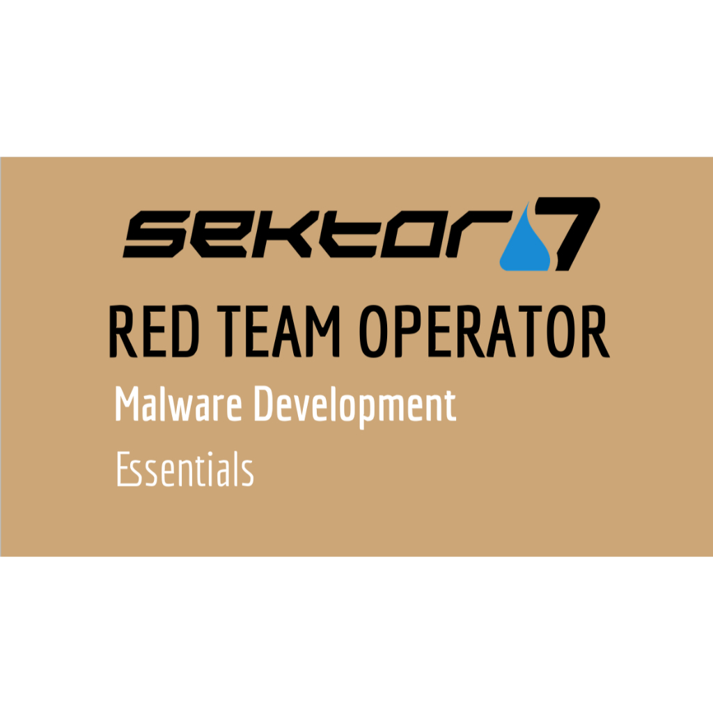 Jual RED TEAM Operator: Malware Development Essentials Course | Shopee ...