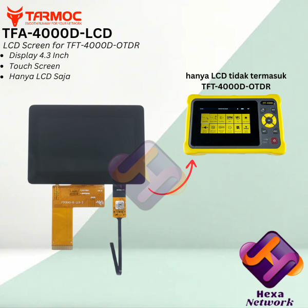 Jual Tarmoc TFA-4000D-TS-LCD | LCD Screen TFT-4000D-OTDR | Layar LCD ...