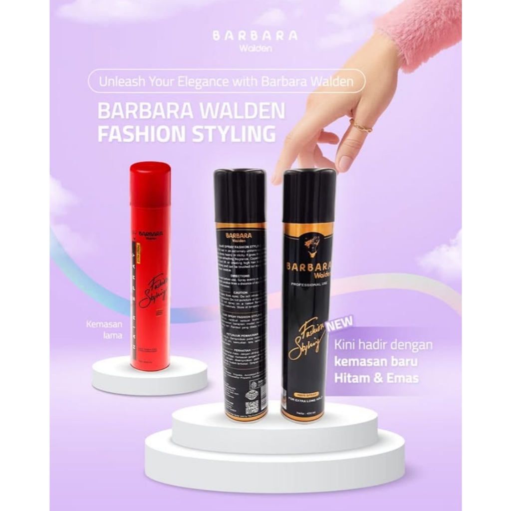 Jual Barbara Hair Spray | Hair Spray Rambut Tahan Lama | Shopee Indonesia