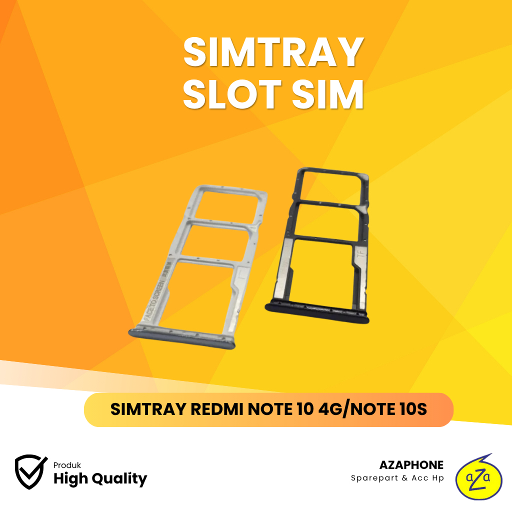 Jual SIMTRAY / SLOT SIM / TEMPAT KARTU REDMI NOTE 10 4G/NOTE 10S BLACK ...