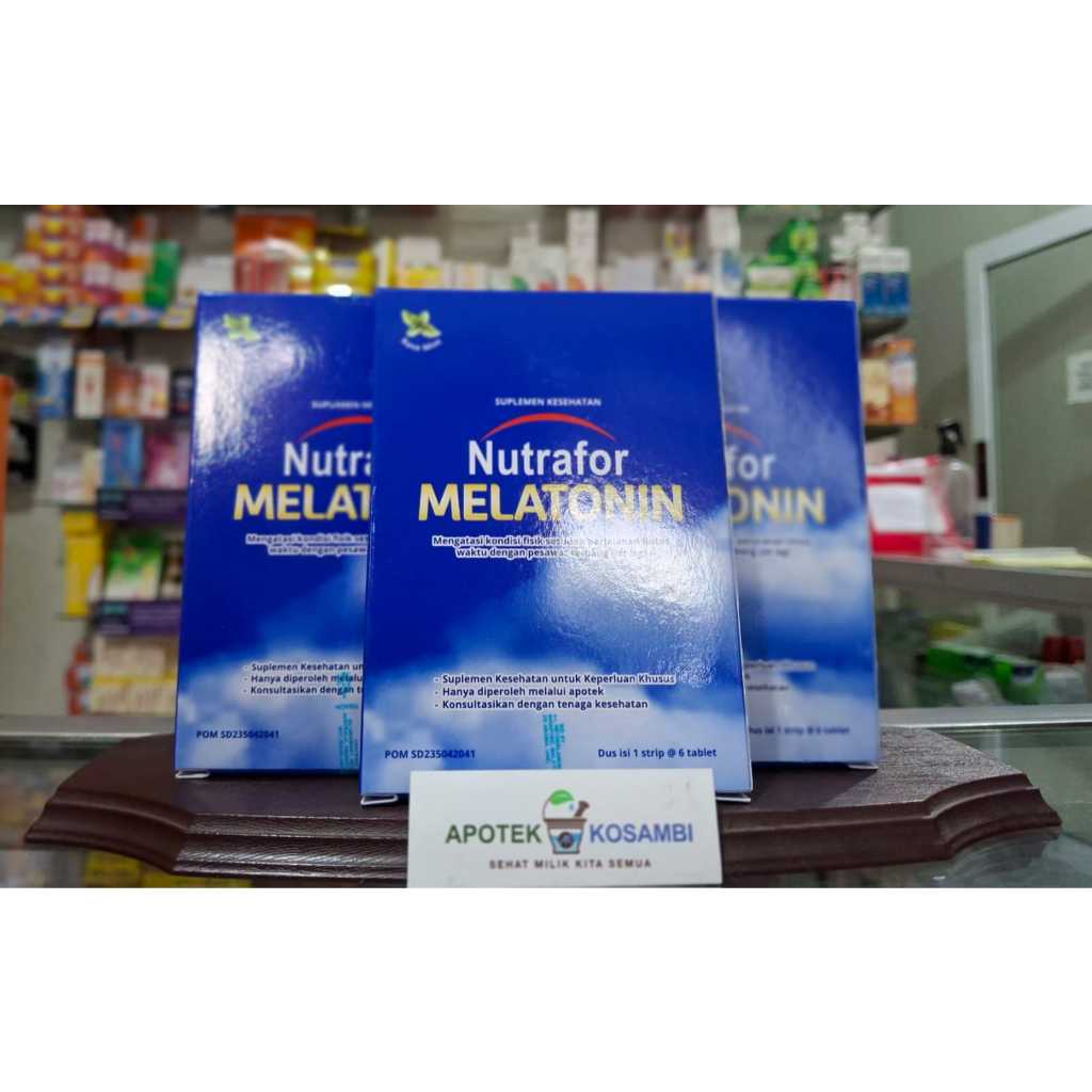 Jual NUTRAFOR MELATONIN BOX 6 TABLET | Shopee Indonesia