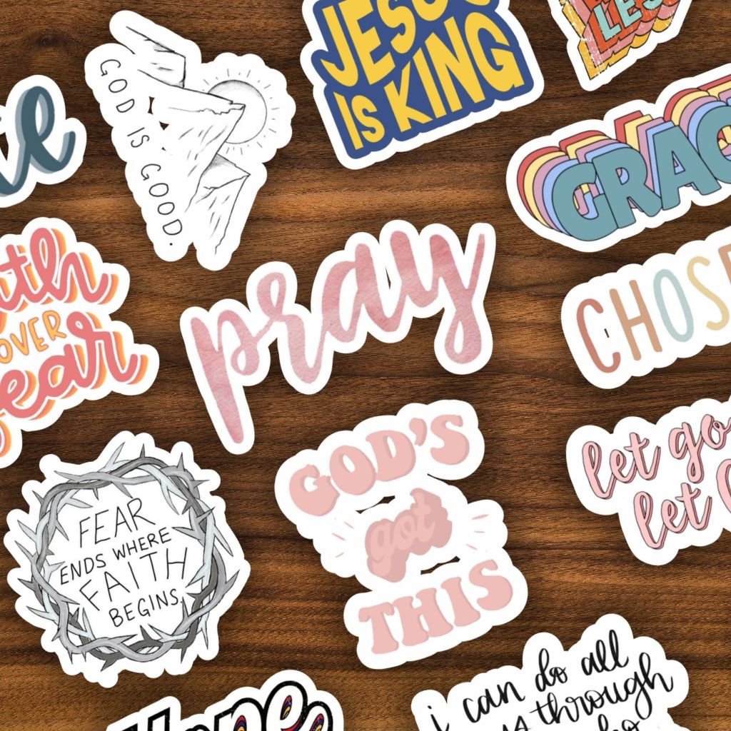 Jual Sticker Vinyl Pack Pray | Stiker Quotes Rohani Kristen Waterproof ...