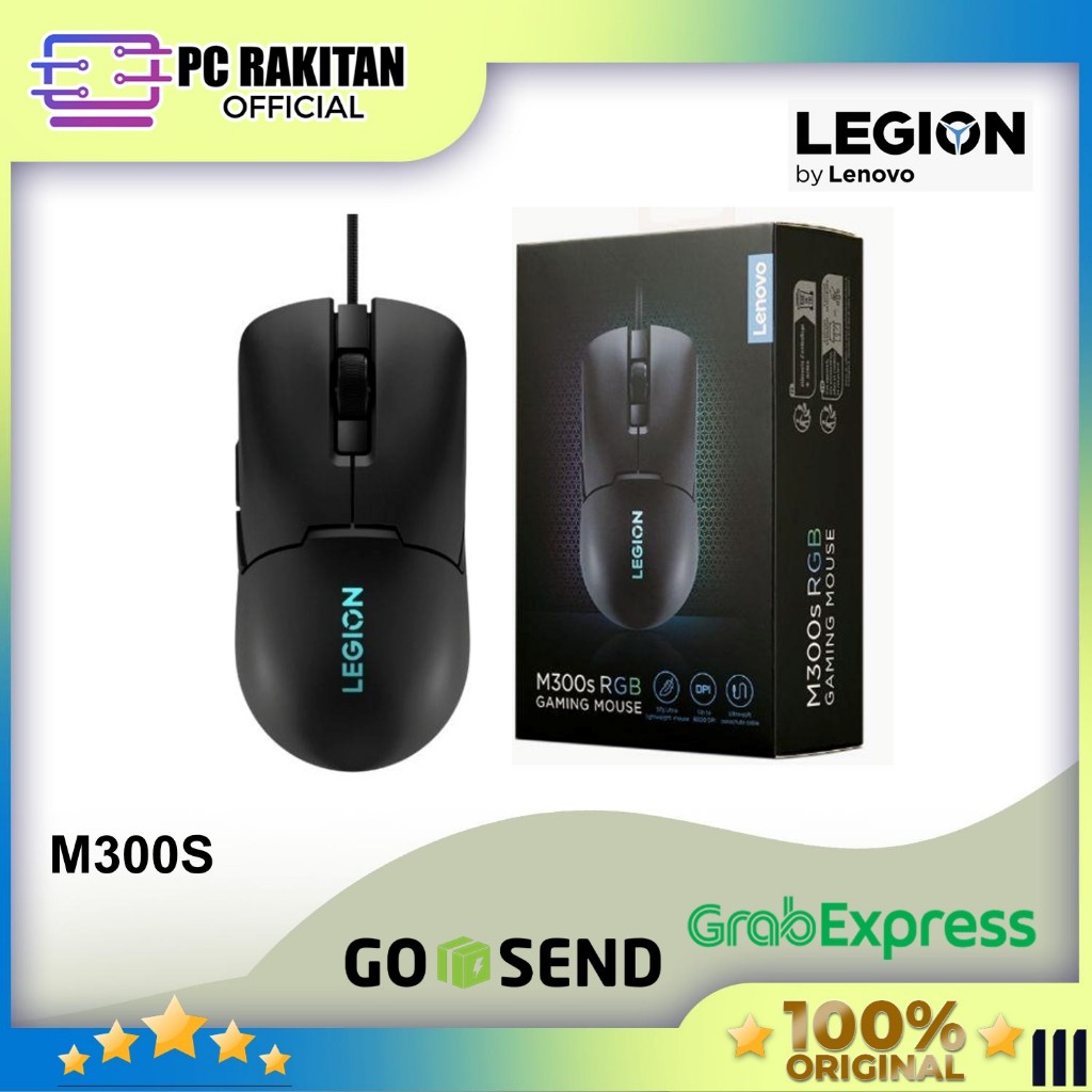 Jual MOUSE LENOVO GAMING LEGION M300S RGB UP TO 8000 DPI | Shopee Indonesia