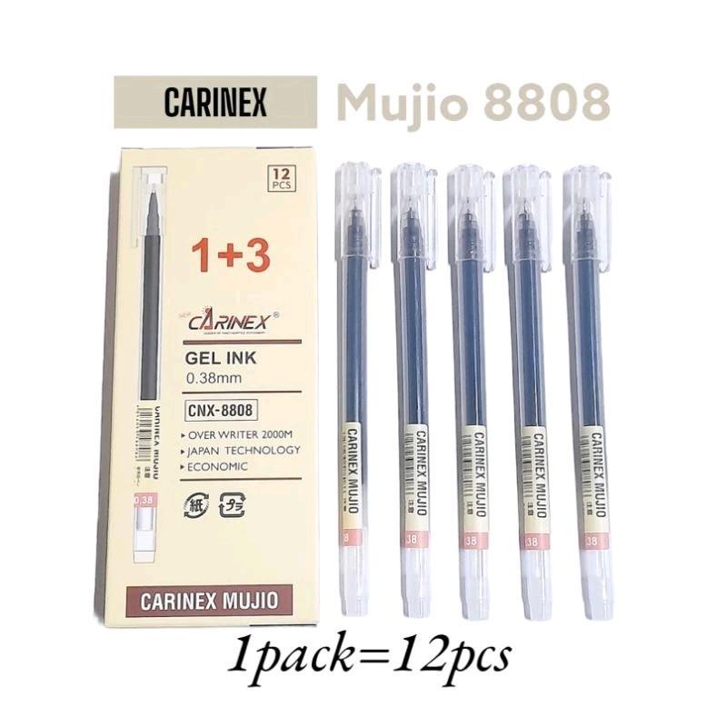 Jual Pulpen Carinex Mujio CNX-8808 / Gel Pen 0.38mm Carinex Mujio ...