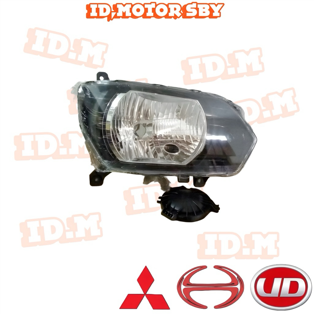 Jual Head Lamp Lampu Depan HINO 500 219-1110L-RD-M2 DEPO ORIGINAL kanan ...