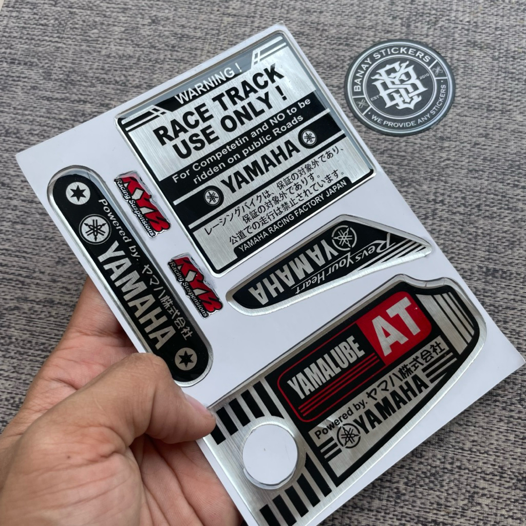 Jual Sticker Stiker Emblem Cover CVT Kipas Batok Warning Mio Timbul ...