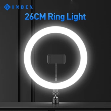 Ukuran Besar INBEX 45CM Besar Hight Lighting Studio Lampu Remote Dimmble Beauty Ring Light