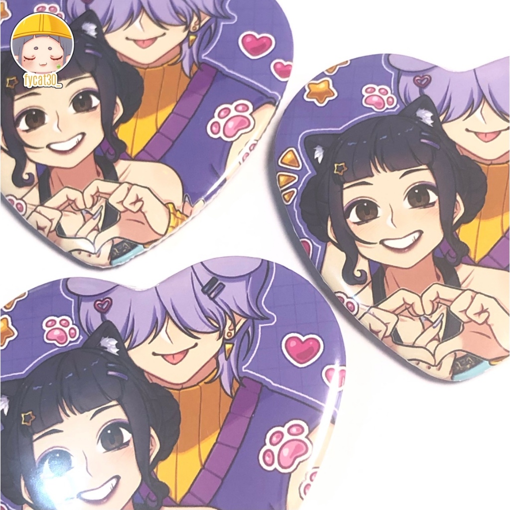 Jual Badge Heart Zoeystery Kpop Demon Hunters byfycat30 | Shopee Indonesia