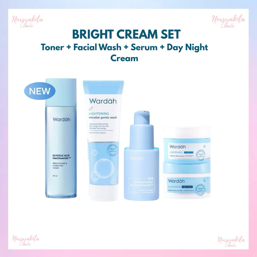Jual Wardah Lightening Skincare Paket Hemat - Light+ Moisturizer