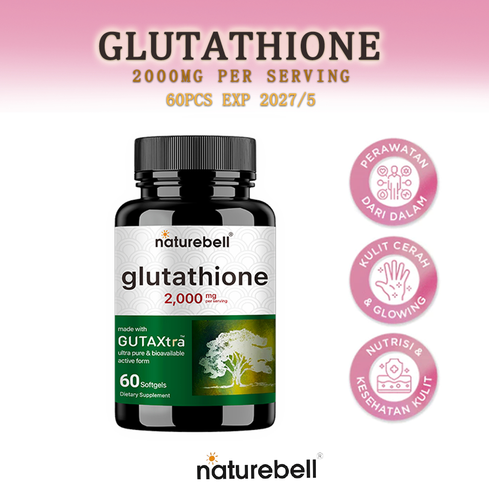 naturebell glutathione 2000mg CYMBIOTIKA: Natural & Organic Online Supplement Store main image 0
