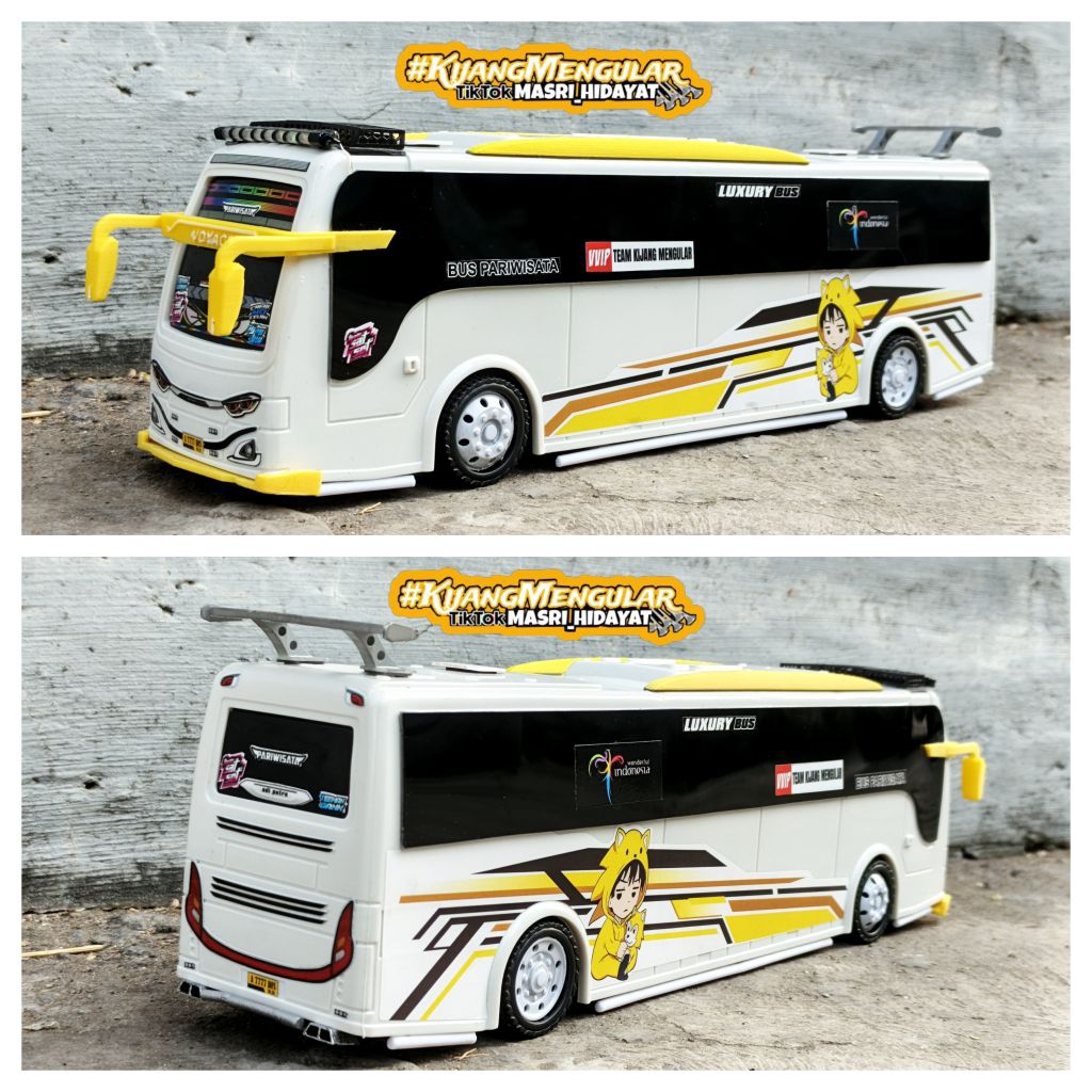 Jual MINIATUR BIS RKC FULL MODIFIKASI LIVERY ANIME | Shopee Indonesia