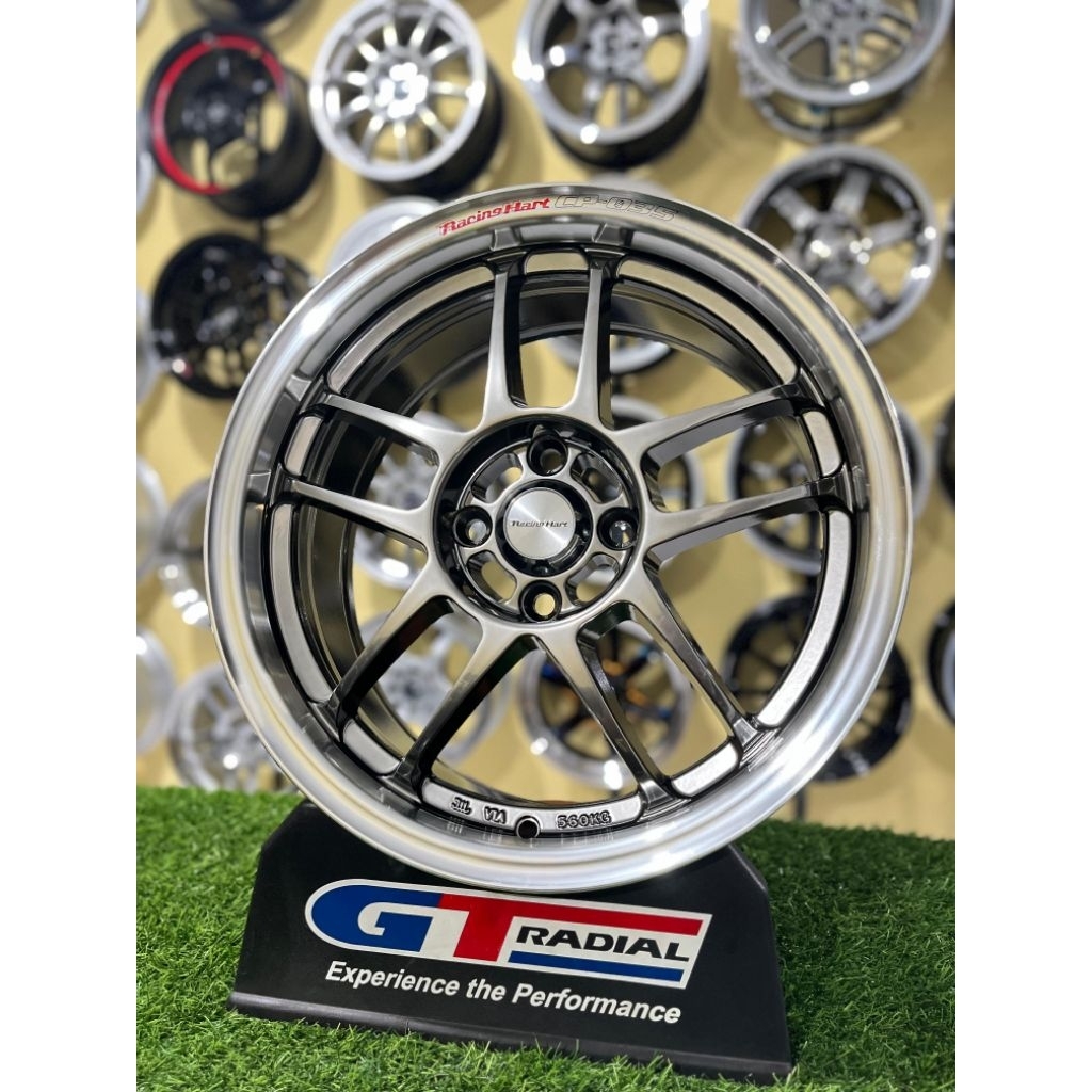 Jual velg racinghart cp035 r16 hyper black lip polish pcdv4x100 kondisi ...