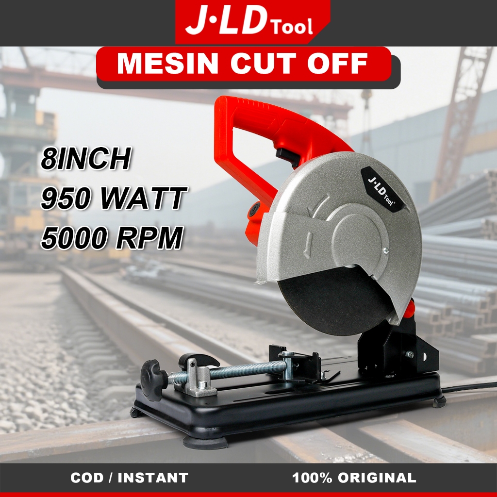 Jual JLD 8inch Mesin Cut Off 0°-45° Mesin Potong Besi 950W Gergaji ...