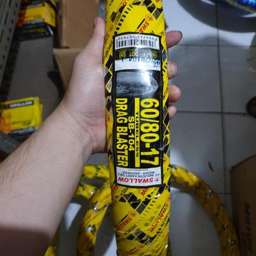 Jual BAN LUAR MOTOR SWALLOW SB-104 DRAG BLASTER RING 17 TUBLESS UKURAN ...