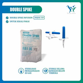 Jual Double Spike Infusion Onemed Alat Penusuk Botol Cairan Infus ...