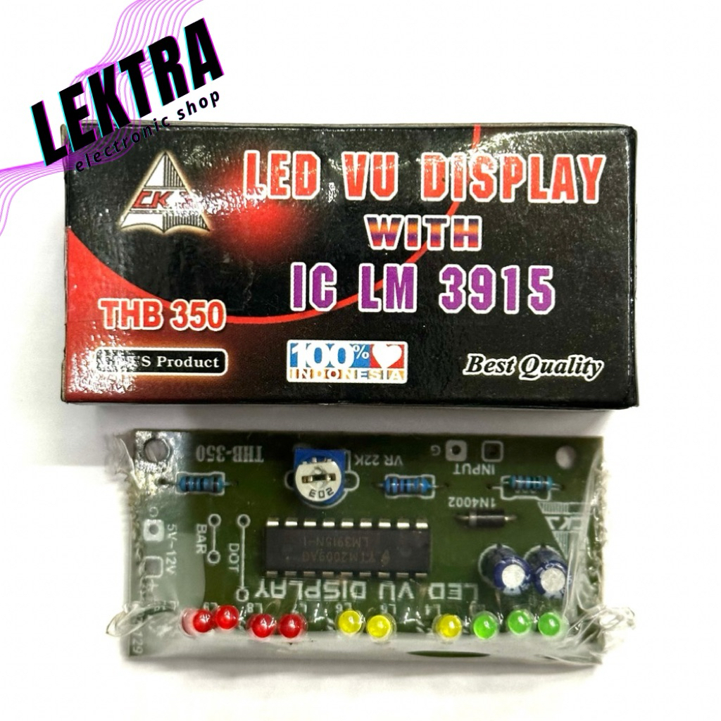 Jual Kit THB 350 Led VU Display with IC LM 3915 CKJ | Shopee Indonesia