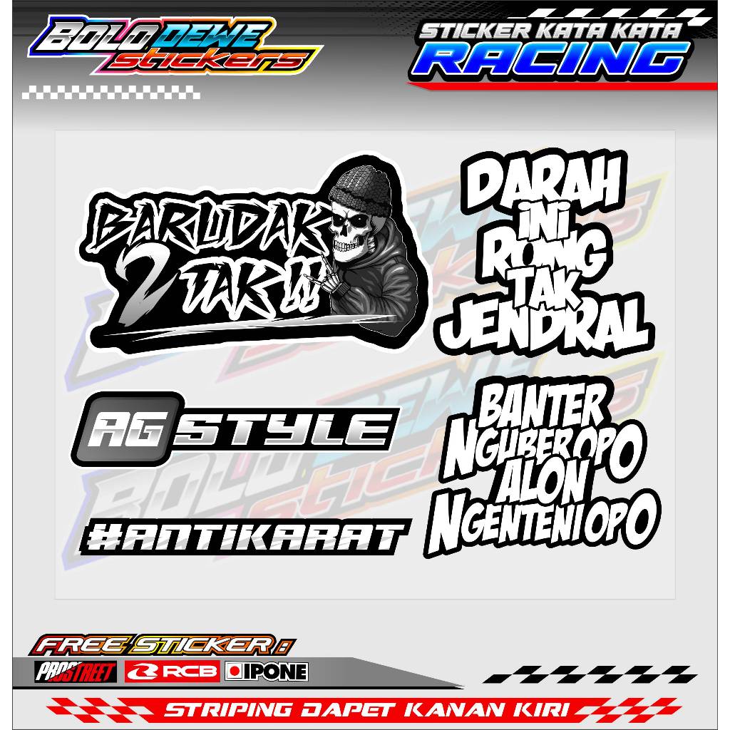 Jual STICKER PACK KATA KATA VIRAL 