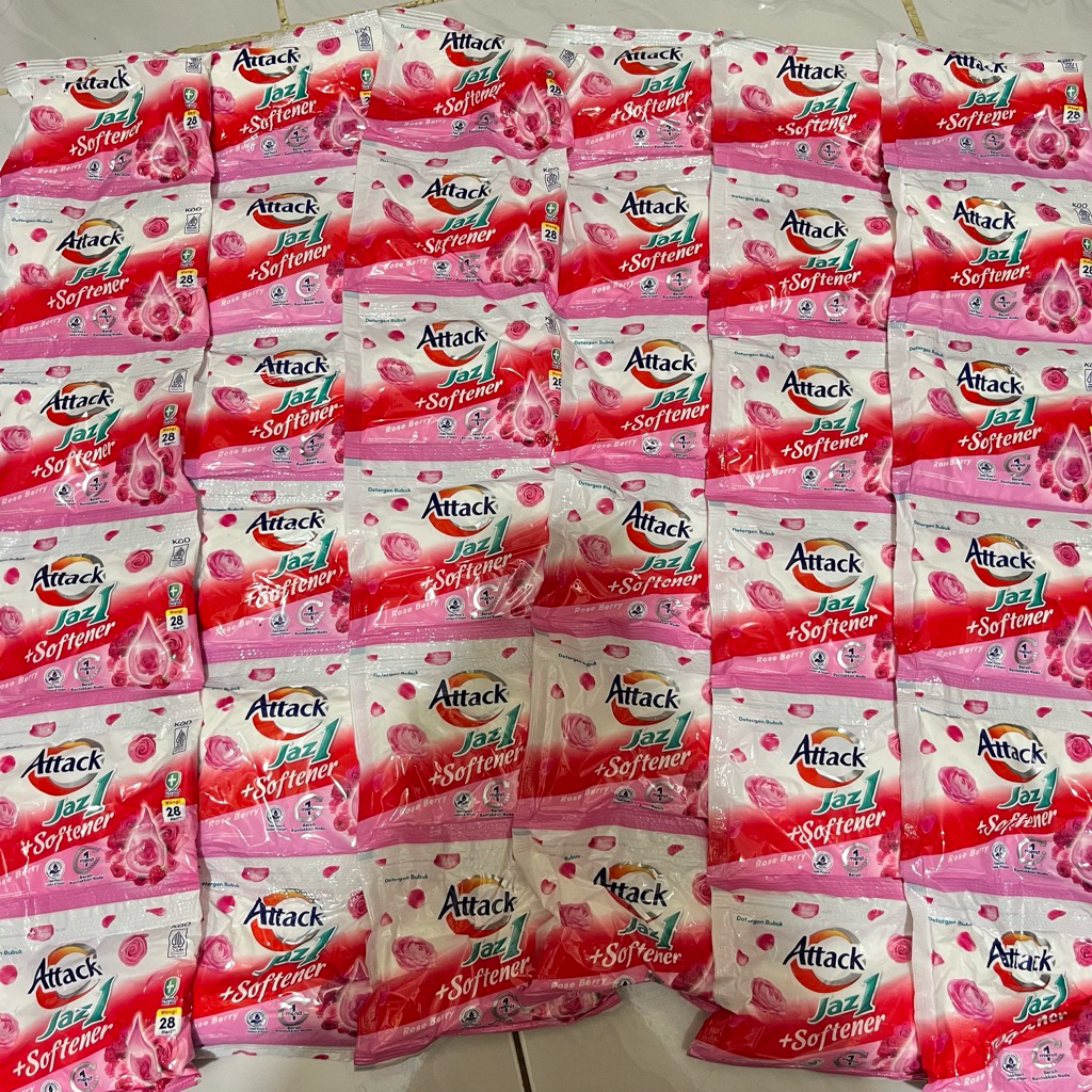 Jual 6 RENCENG Attack Jaz 1 Bubuk Isi 36PCS | Shopee Indonesia