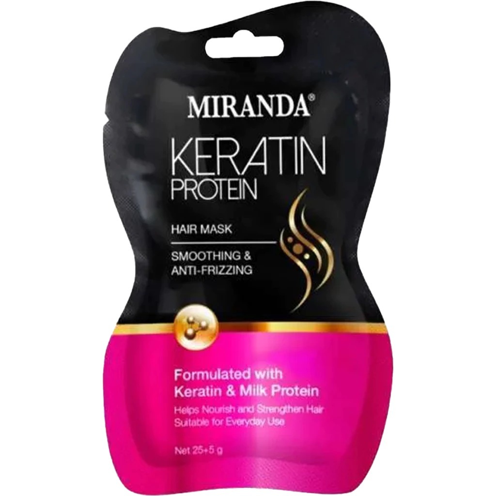 Jual MIRANDA Keratin Protein Hair Mask 30gr -Masker Rambut/HenecoBeauty ...