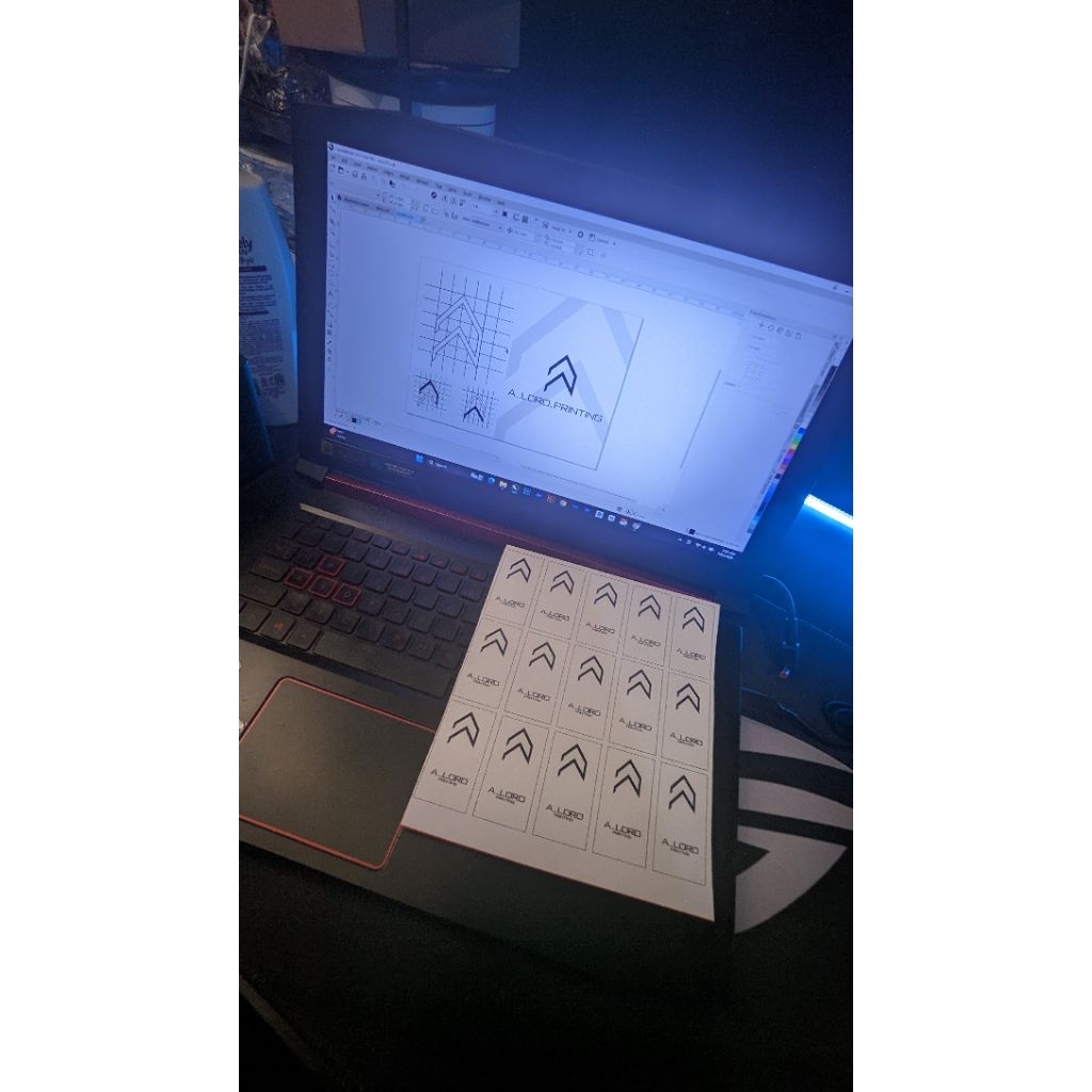 Jual Stiker Custom Nama/Merk Brand/Logo, Sticker Vinyl, Cutting ...