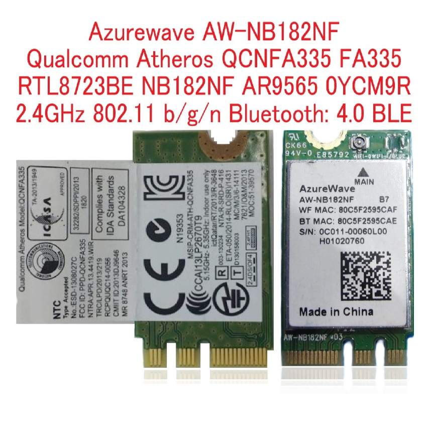 Jual Wireless Card Internal Wi-Fi BT Bluetooth BLE Intel® Series ...